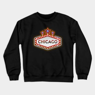 welcome to chicago lover usa chicago  city Crewneck Sweatshirt